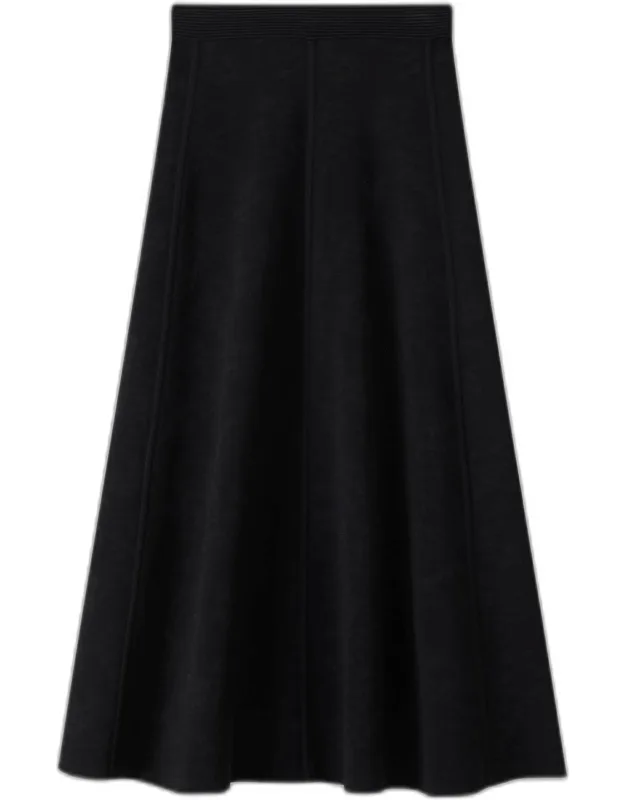 Helius Leopard Jacquard Milano Skirt