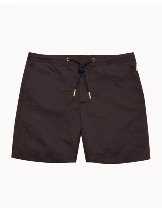 Seersucker Bulldog Swim Shorts