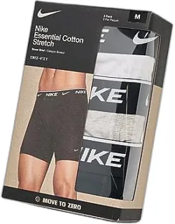 Stretch Cotton Boxer Briefs (3-pack) With Dri-fit Technology And Elasticized Waistband