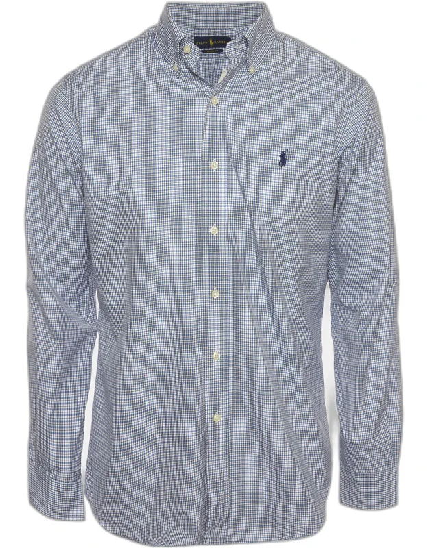 Check Cotton Classic Fit Button Down Shirt