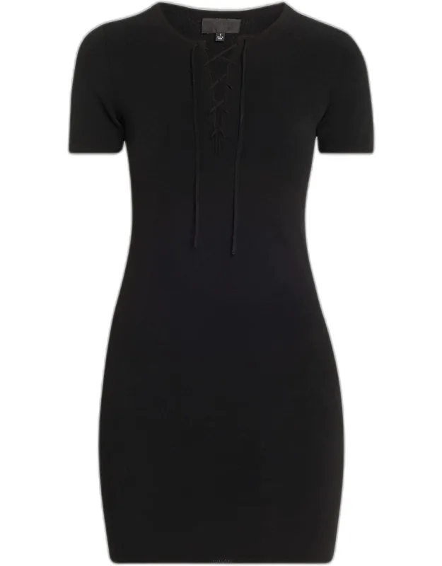 Palma Laced Mini Sweater Dress