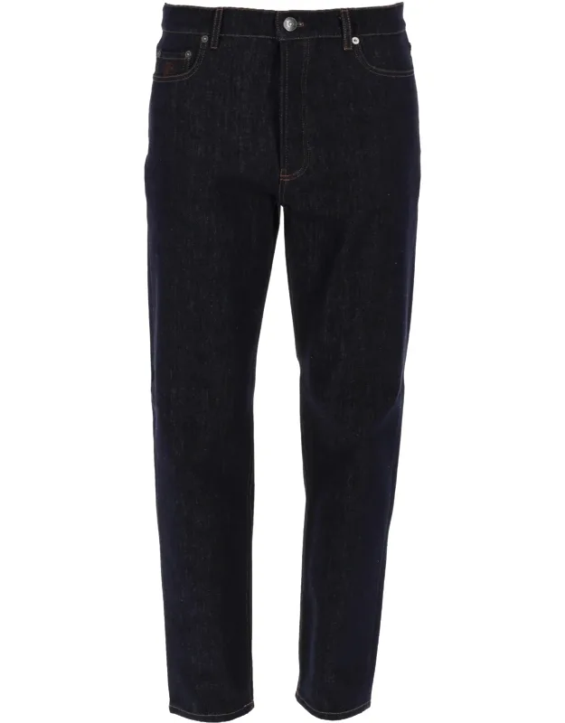 Jeans In Denim Di Cotone