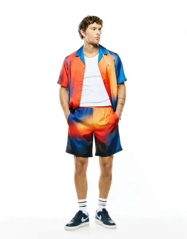 Zander Jacquard Camp Shirt