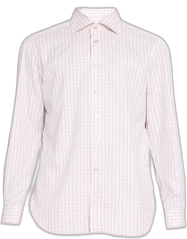 Mini Check Cotton Sport Shirt