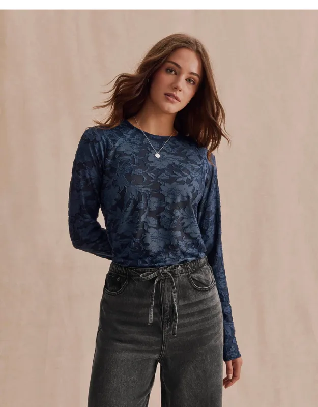Cecelia Floral Long Sleeve Tee