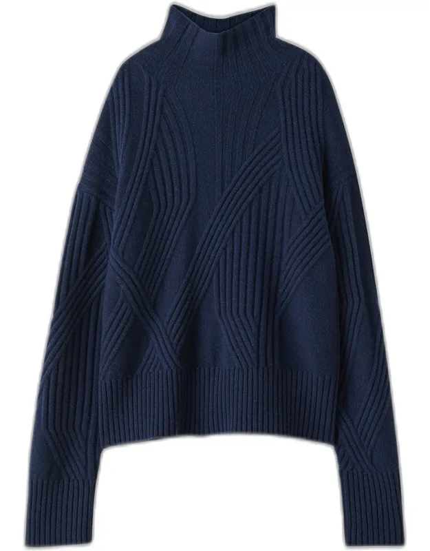 Soft Wool Rib Jumper