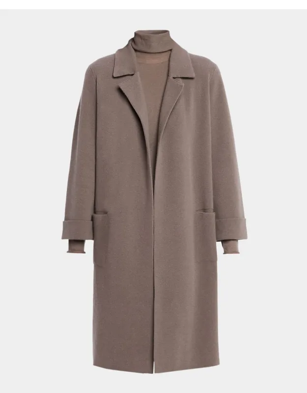 Long Open-front Coat
