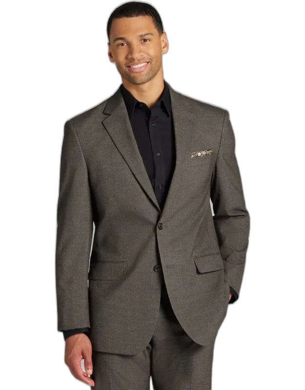 Comfort Stretch Tailored Fit Check Suit Jacket