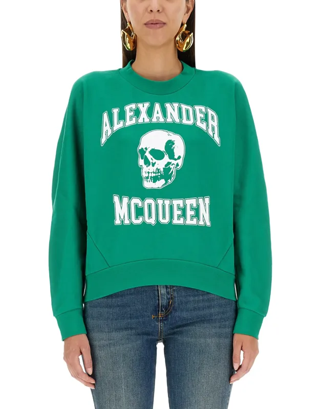 Varsity Skull Sweatshirt