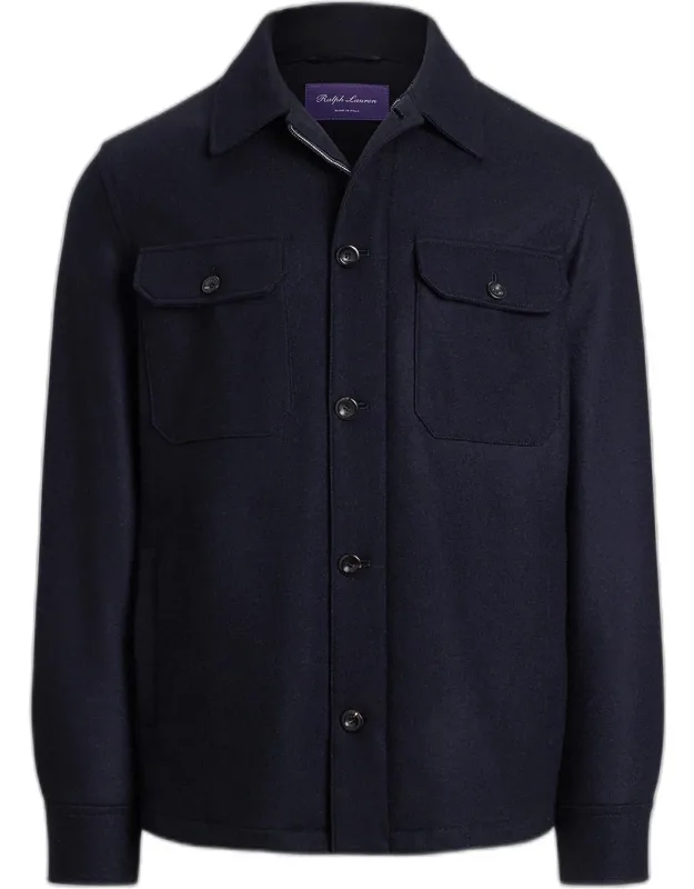 Felton Cashmere-blend Shirt Jacket