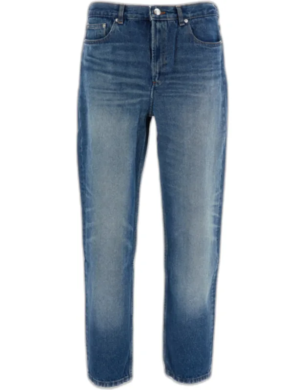 Jeans Inspired By The '90s And Straight Cut.
