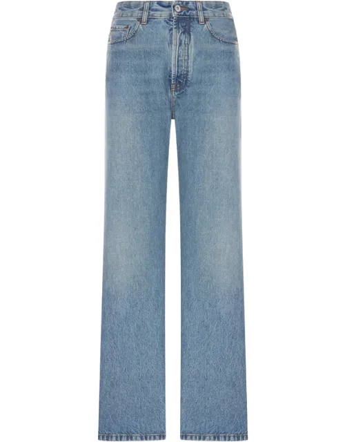Logo-embroidered Straight-leg Jeans