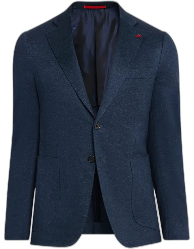 Jersey Single-breasted Sport Coat