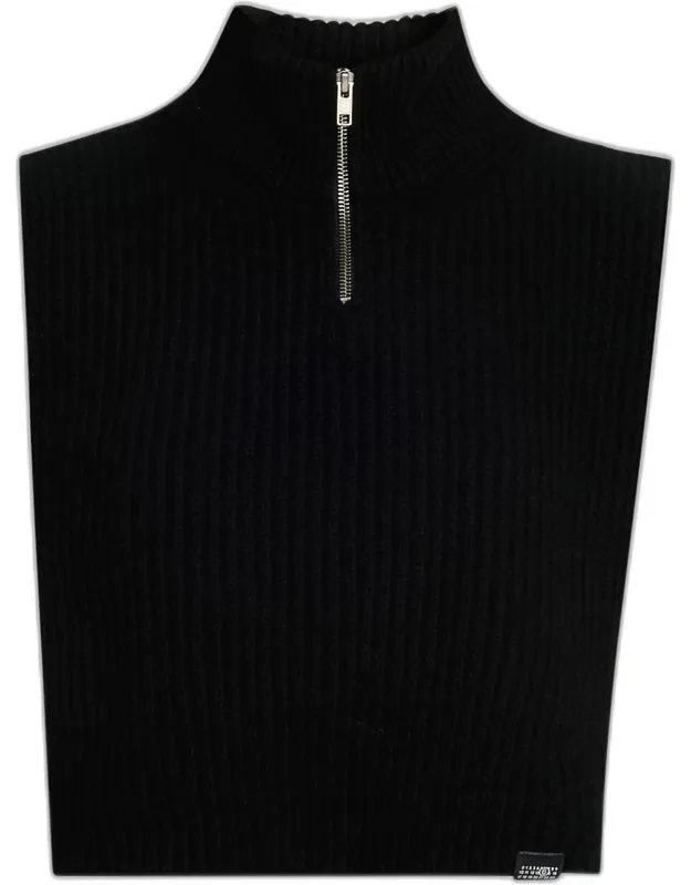 Cropped Sweater Vest