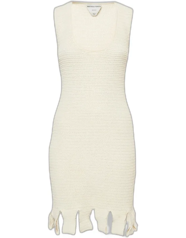 Knit Scoop Neck Sleeveless Mini Dress
