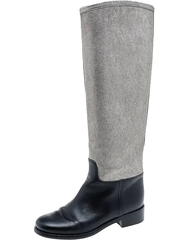 Leather Knee Length Boots