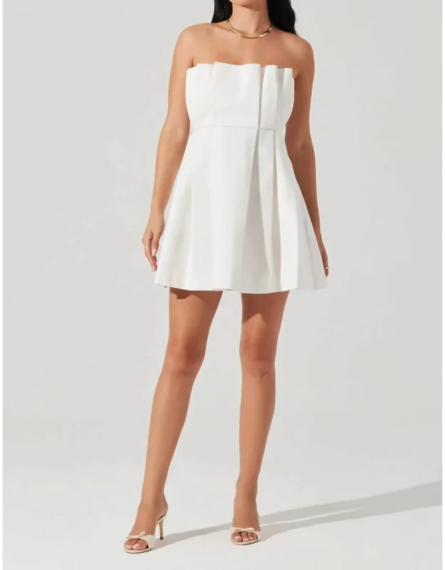 Clemira Strapless Mini Dress