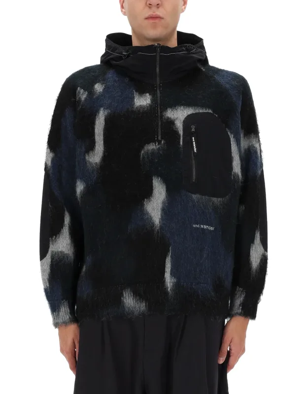 Zipper Hooded Sweater