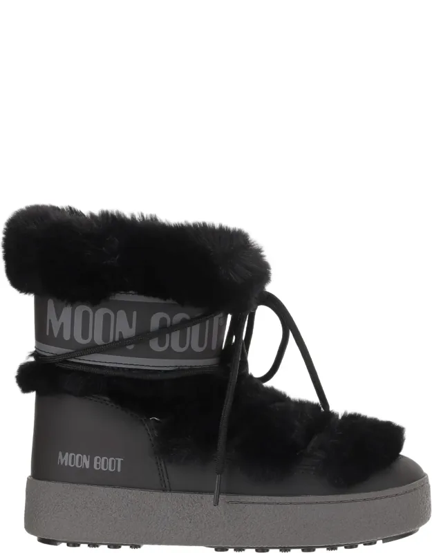 Ltrack Tube Faux Fur Ankle Boots