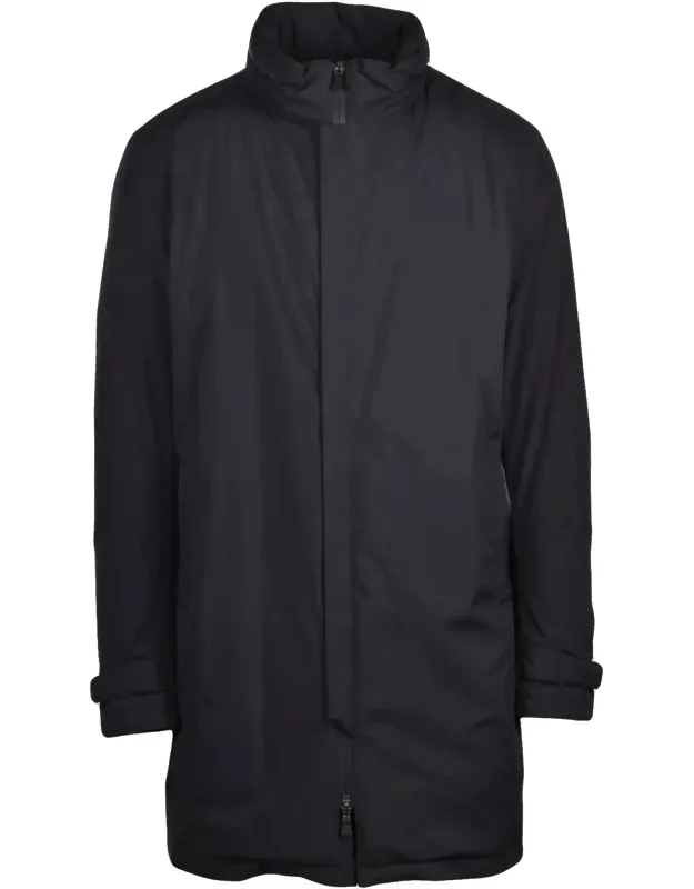 Insulated Down-filled Parka With Concealed Hood