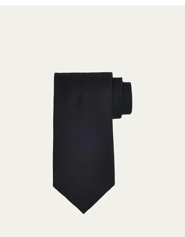 Micro-jacquard Silk Tie