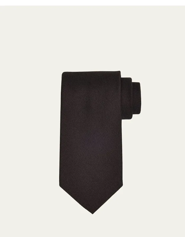 Micro-jacquard Silk Tie