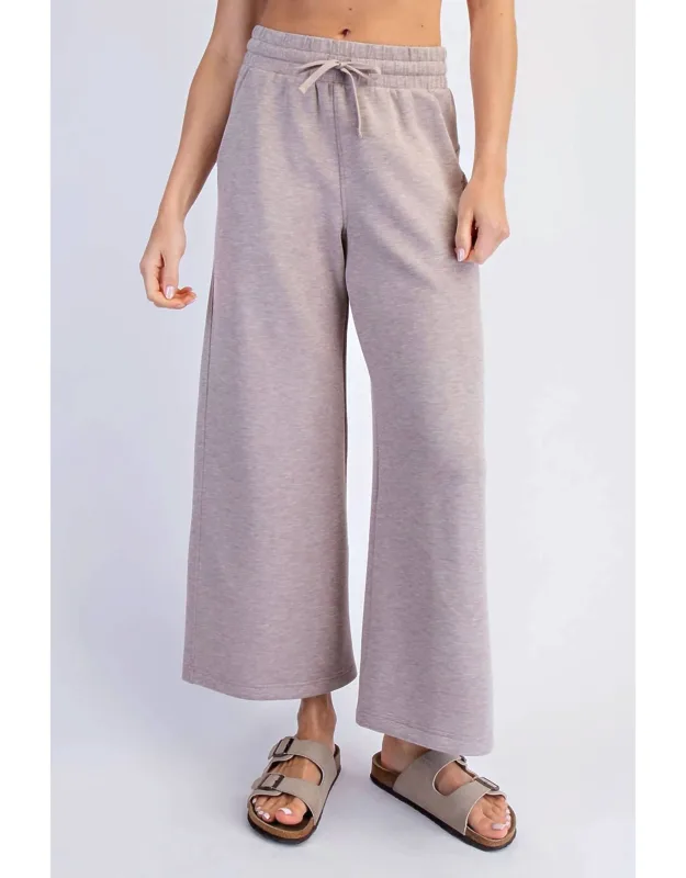 Cropped Wide Pants