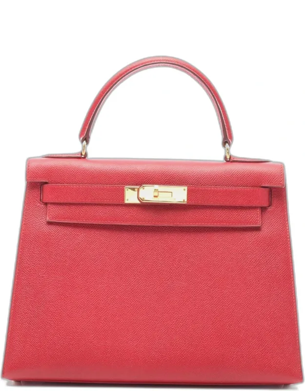 Kelly 28 Leather Top Handle Bag