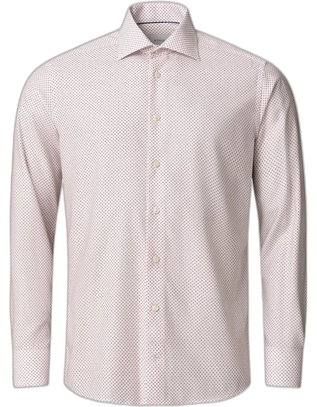 Signature Twill Geo-print Dress Shirt