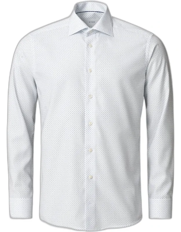 Signature Twill Micro-print Dress Shirt