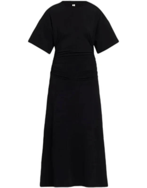 Ruched Midi Dress