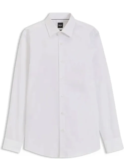 Slim-fit Dress Shirt In Wrinkle-free Poplin