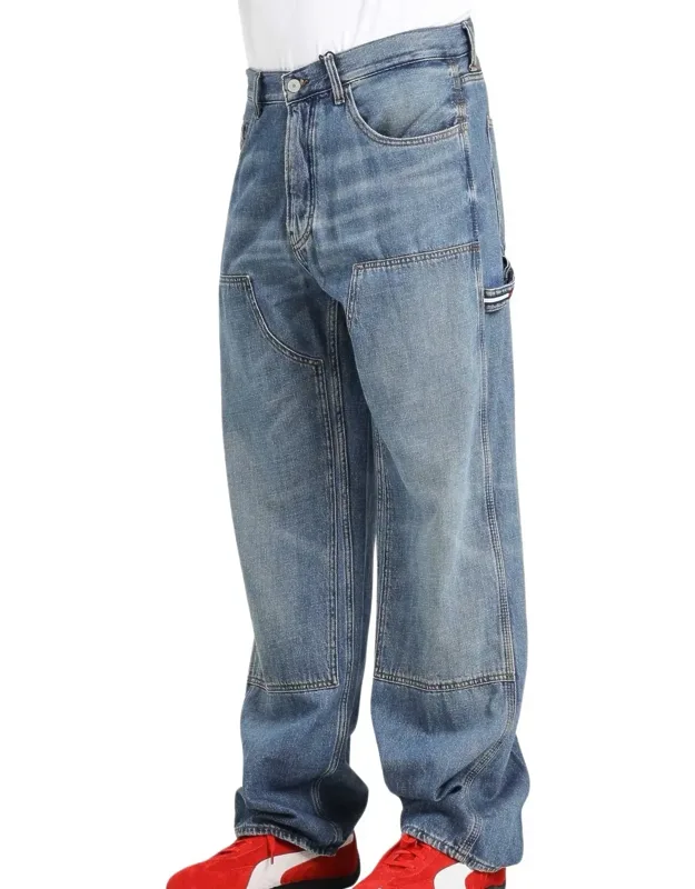 Cotton Straight Jeans