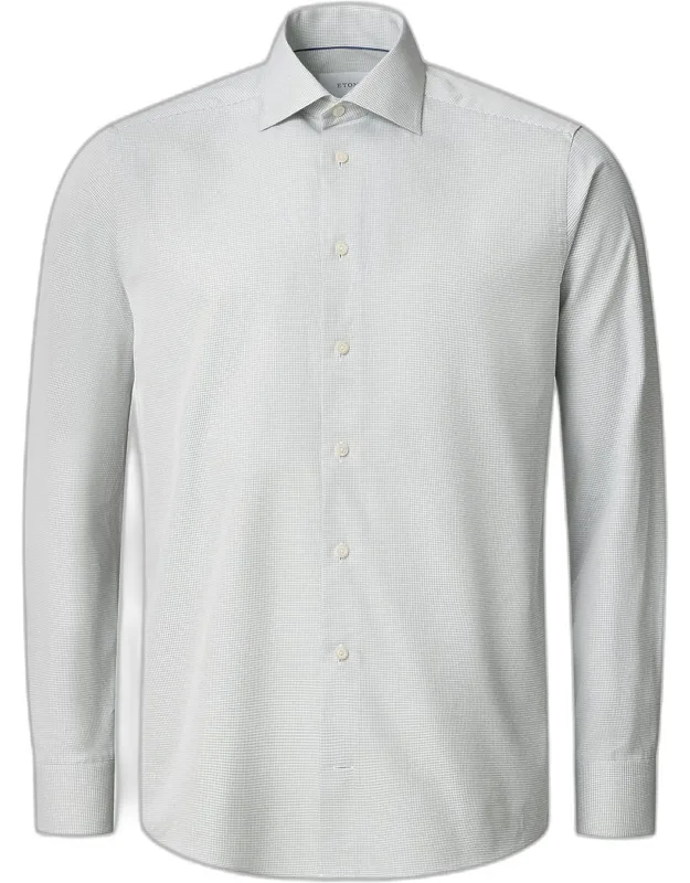 Signature Twill Micro-pattern Dress Shirt