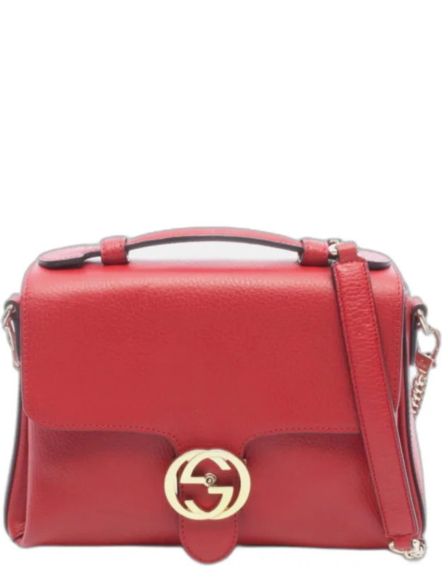 Dollar Leather Top Handle Bag