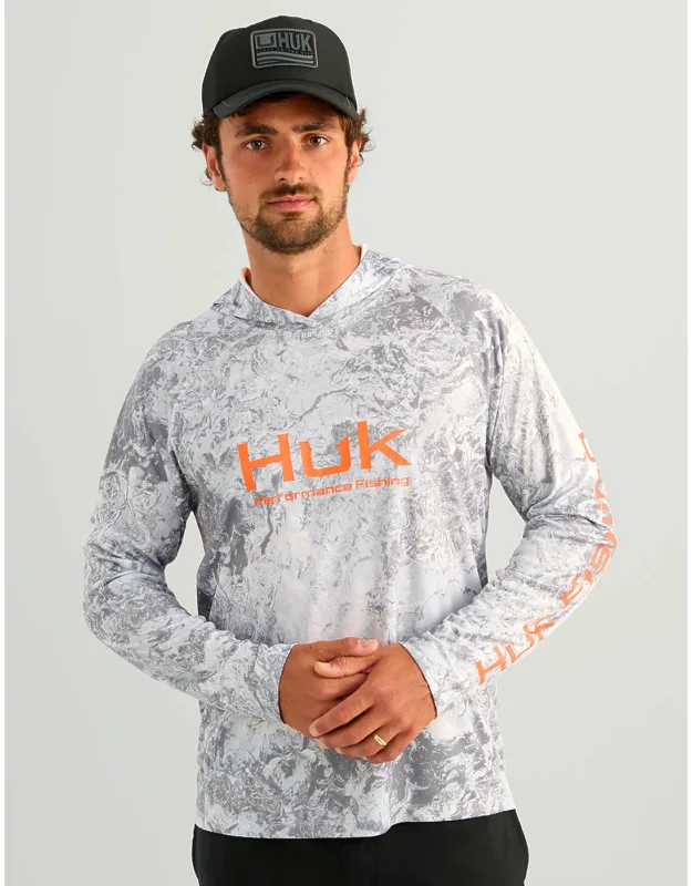 Huk Mossy Oak Pursuit Performance Hoodie - Sun Protection & Breathability