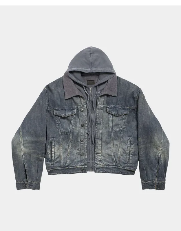 Layered Denim Jacket