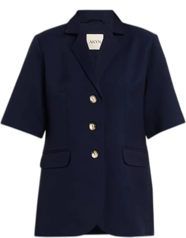 Short-sleeve Blazer