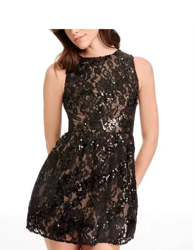Sequin Sleeveless Dress