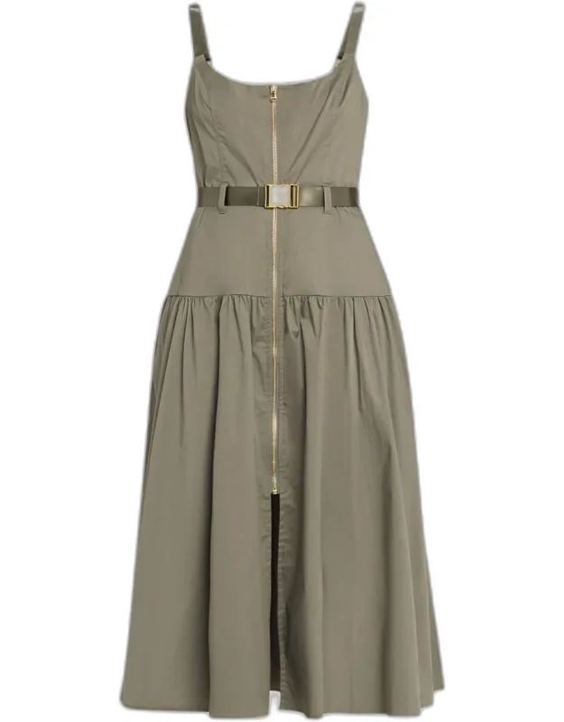 Belted Midi Dress