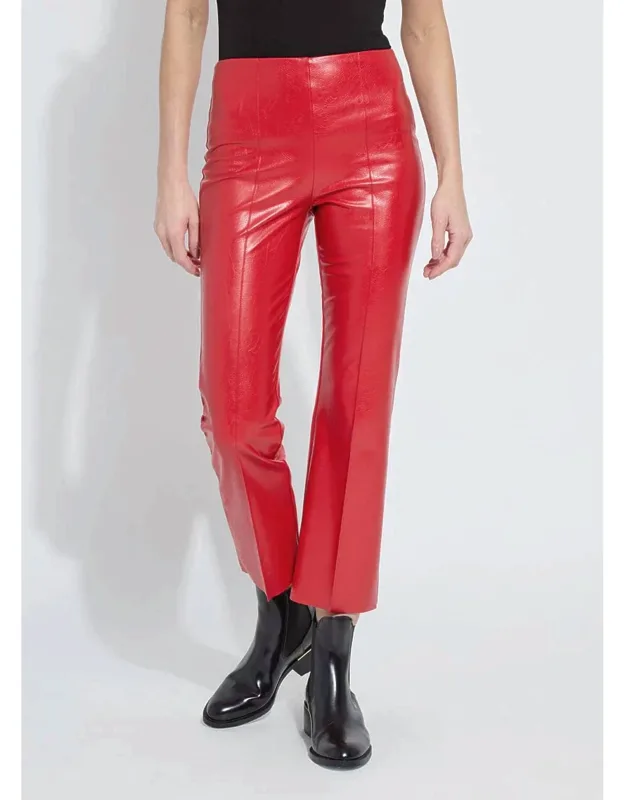Ankle Vegan Leather Pants