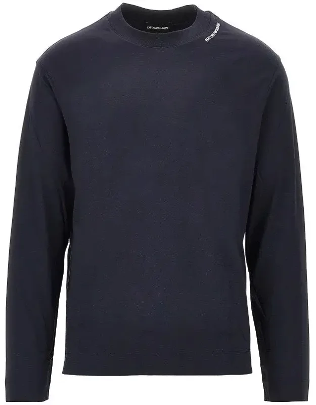 Stretch Jersey T-shirt With Logo Embroidery