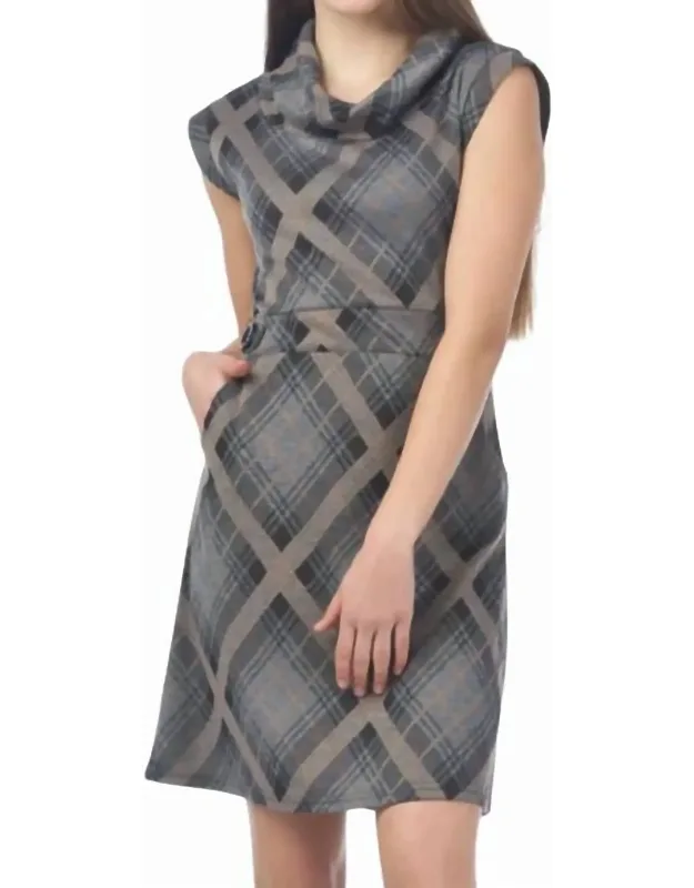 Plaid Sweater Dress