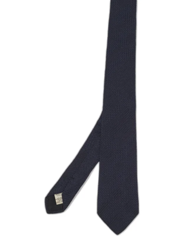 Checked Silk Jacquard Classic Tie