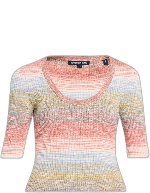 Striped Knit Pullover