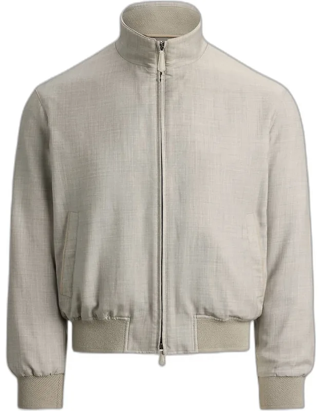 Felton Cashmere-silk Flight Jacket