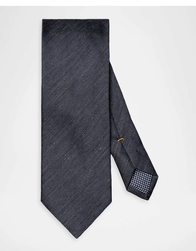 Woven Linen And Silk Tie