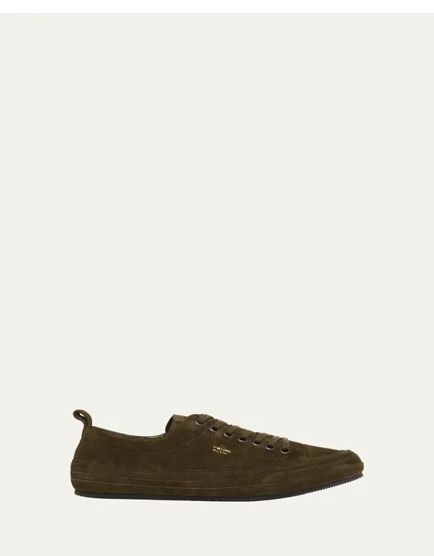 Dean Suede Cap Toe Low-top Sneakers