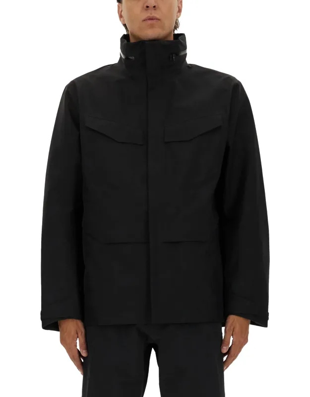 Jacket With Foldable Hood