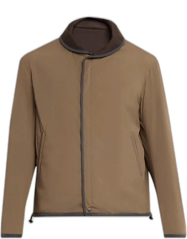 Packable Water-repellent Reversible Jacket